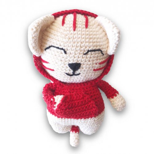 Kedi Beatrice Organik Amigurumi Oyuncak