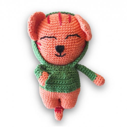 Kedi Bianca Organik Amigurumi Oyuncak